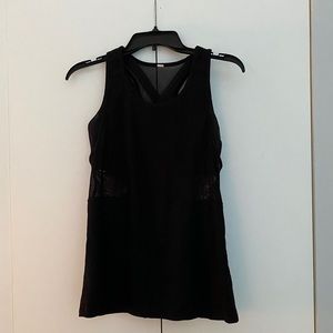 LULULEMON mesh tank with built in bra
